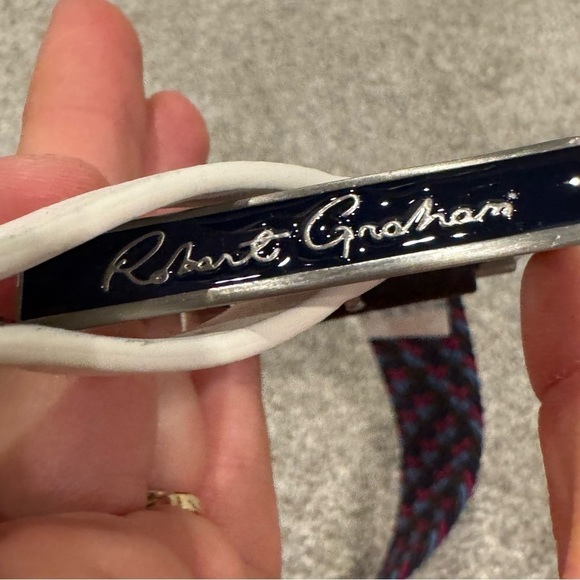 NWT Robert Graham Barlos II Belt Size 40 Woven Brown Tooled Leather Detail - Picture 10 of 10